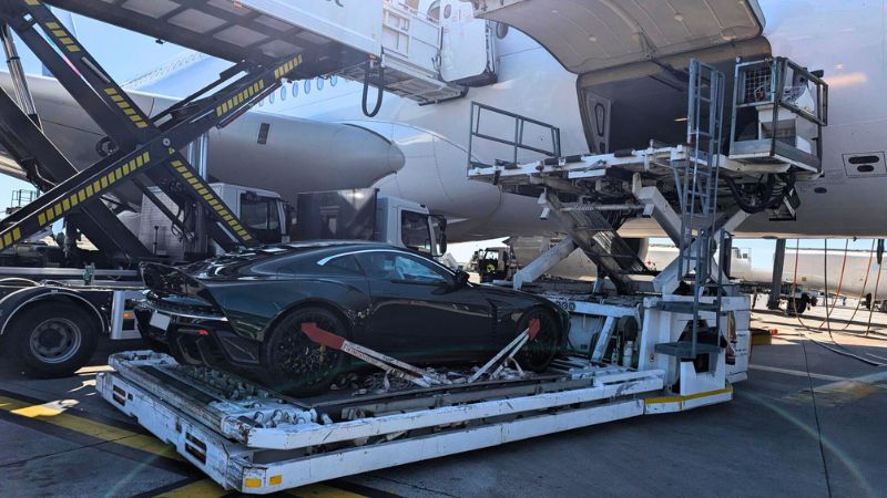 SEAFRIGO (France) transports Aston Martin with Meticulous Care and Precision