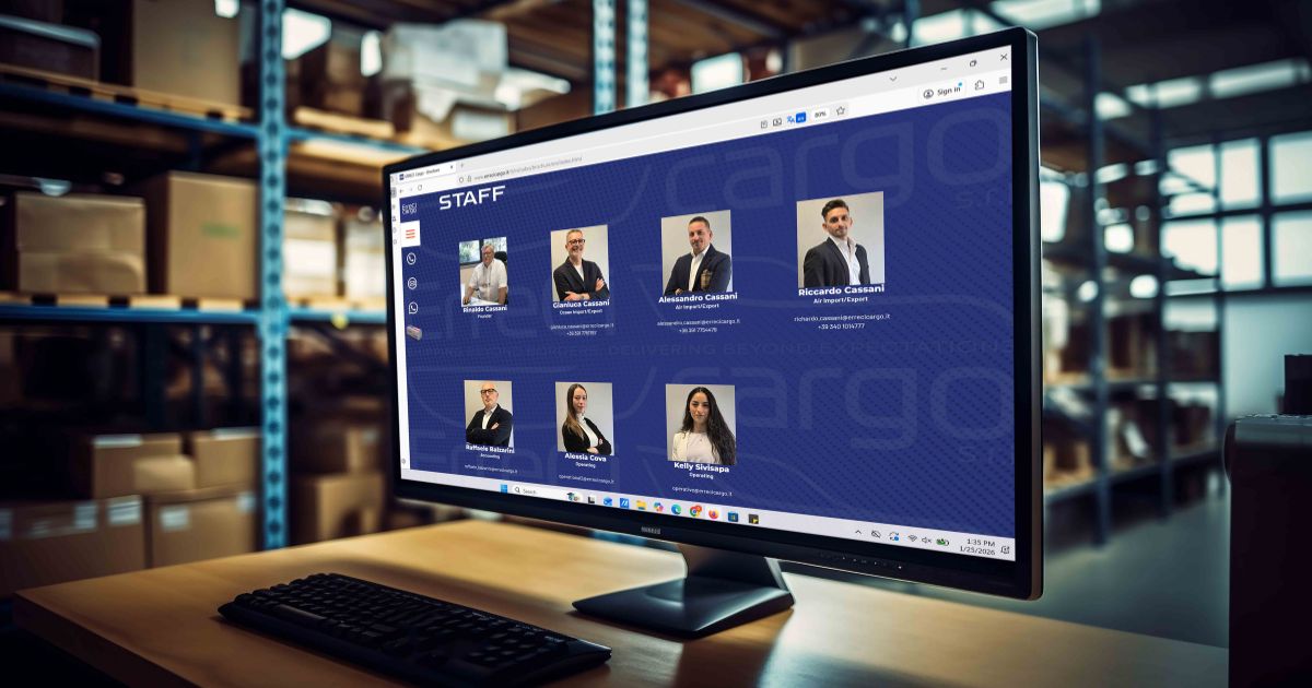 ERRECI CARGO (Italy) provides Reliable and Tailored International Shipping Solutions